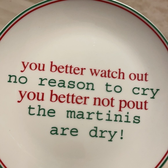 2005 3 Christmas Boston Warehouse Anna Maria Plates - Picture 5 of 7
